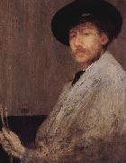 James Mcneill Whistler Arrangement in Gray USA oil painting artist